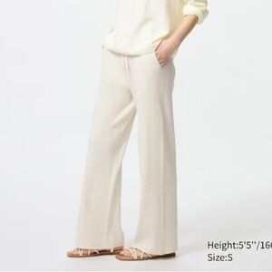 Uniqlo Women's Washable Knit Ribbed Pants